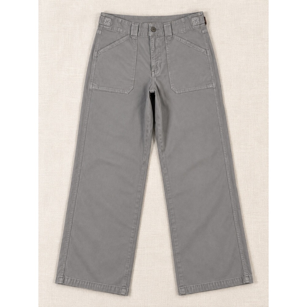 American Eagle Stovepipe Stretch Grey Utility Carpenter Pants Women 6 Short